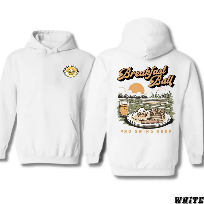 Breakfast ball pro swing T-shirt/Hoodie, Vintage for Men and Women, Unisex Vintage Crewneck Sweatshirt | GrindPrints.com