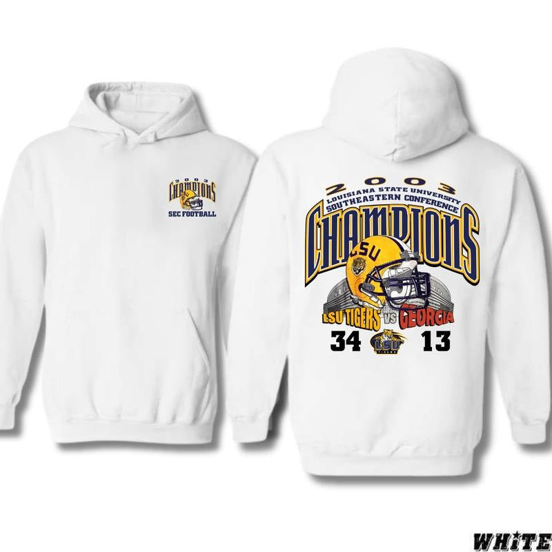 LSU Champions LSU Tiger vs Georgis Tee Vintage T-shirt/Hoodie Vintage Style Unisex T-shirt/Hoodie, Vintage for Men and...