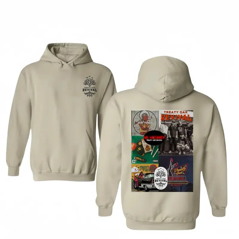 Treaty Oak Revival Hoodie/T-Shirts Vintage Style Unisex T-shirt/Hoodie, Vintage for Men and Women Sweatshirt