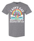 I Ain't Gay, but I Aint Exactly not Gay Comfy and Quality Shirt/Hoodie! Sweatshirt | GrindPrints.com