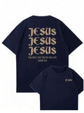 'Jessus Jessus Jessus' Printed Cool Aesthetic Oversized T-shirt/Sweatshirt/Hoodie | GrindPrints.com