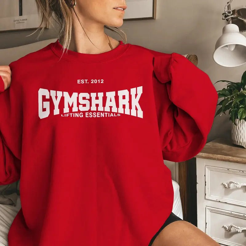 Gymshark Lifting Essentials Unisex Cotton T-shirt/Sweatshirt/Hoodie | GrindPrints.com