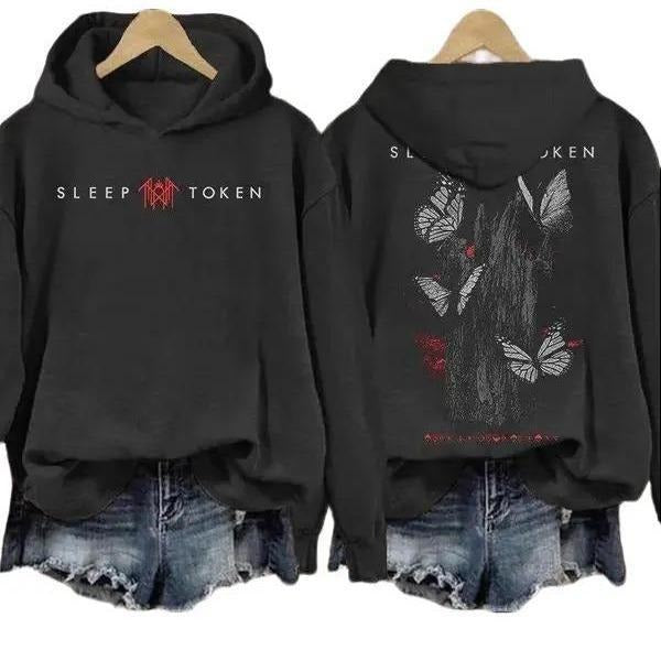 Sleep Token Rock Band Inspired Butterfly Print T-Shirts, Hoodie, Sweatshirt