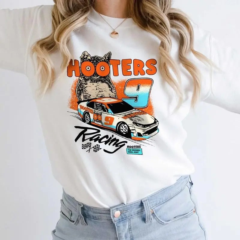 Hooters Racing Car Sweatshirt for Men And Women T-Shirts, Hoodie | GrindPrints.com