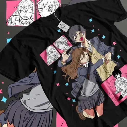 Hori-san to Miyamura-kun T-shirt Kawaii Japanese Horimiya Gifts Shirt All Size Hoodie, Sweatshirt | GrindPrints.com