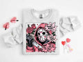 Horror Characters Valentine Bundle T-shirts, Scary Movie Valentine Hoodie, Valentine Friends k*ller Sweatshirt, Heart...