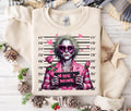 Horror Characters Valentine T-Shirt , Pink Horror Valentine Shirt, Scary Movie Valentine Shirt, Valentine's Day Shirt...