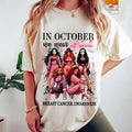 Horror Gangster Friends Cotton October We Pink Top T-Shirts, Hoodie, Sweatshirt