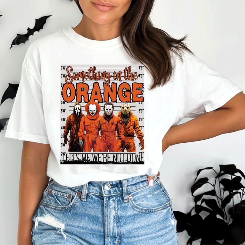Horror Movie Shirt, Hallowen Shirt,  Cute Fall Shirt, Spooky Season Hoodie, Sweatshirt | GrindPrints.com