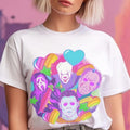 Horror movie shirt, Halloween tshirt, 90s retro Halloween shirt, scary characters tshirt Valentines Hoodie, Sweatshirt