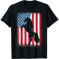 Horse American Flag USA 4th of July Men Women Boys Girls T-Shirt made in usa Hoodie, Sweatshirt | GrindPrints.com