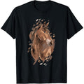 Horse Riding Graphic Women Horseback Horse Owner Equestrian T-Shirt made in usa Hoodie, Sweatshirt | GrindPrints.com