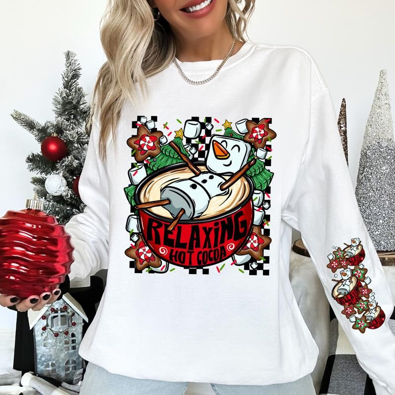 Hot Cocoa Comfort Colors Unisex Sweatshirt T-Shirts, Hoodie | GrindPrints.com