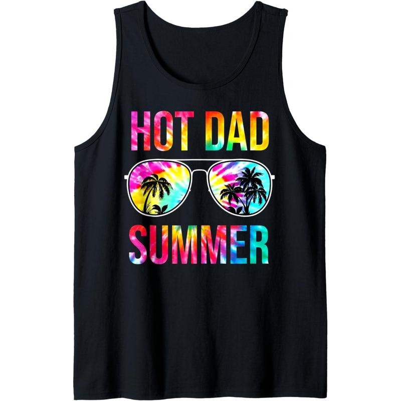 Hot Dad Summer Family Matching Sunglasses Tie Dye Funny Dad Tank Top MADE USAstyle{N002}2 T-Shirts, Hoodie, Sweatshirt