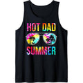 Hot Dad Summer Family Matching Sunglasses Tie Dye Funny Dad Tank Top made in usa T-Shirts, Hoodie, Sweatshirt