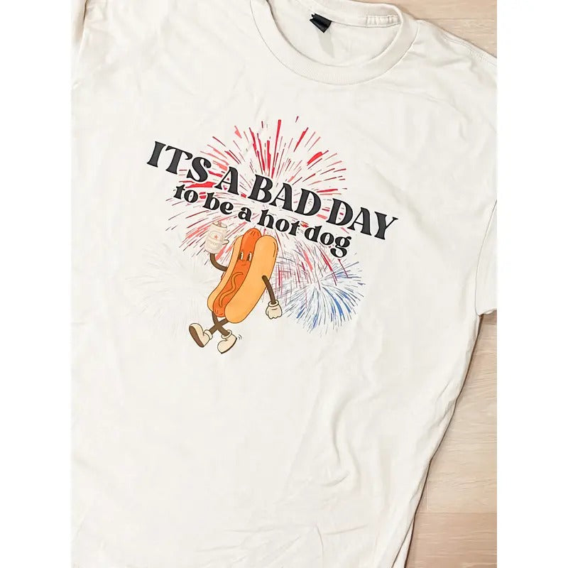 Hot Dog Graphic Top T-Shirts, Hoodie, Sweatshirt | GrindPrints.com