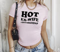 Hot Ex-Wife Shirt, 90s Divorce Party Baby Tee, Divorce Tee Gifts, I Do I Did I'm Done Cotton Fashion Hoodie, Sweatshirt