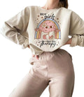 Hot Girls Go To Therapy Sweatshirt, Mental Health Funny Sweatshirt, Retro T Shirt Design, Groovy Mental Health Tee, Cute...