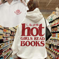 Hot Girls Read Book Sweatshirt, Born To Read Bookish Crewneck, Bookish Shirt For Her, Funny Reader Shirt, Gift For Book...