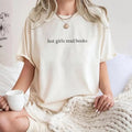 Hot Girls Read Books T-Shirt, Reading Lover Shirt, Bookish Shirt, Book Lover Gift Shirt, Gift for Her, Minimalist Book...