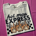 Hot Mess Express Comfort Colors T-Shirt Hoodie, Sweatshirt | GrindPrints.com