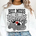 Hot Mess Soccer Mama DTF Transfers - THIS IS NOT A SHIRT Hoodie, Sweatshirt | GrindPrints.com