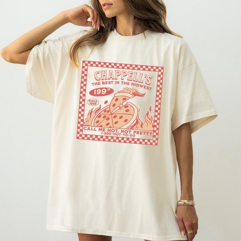 Hot To Go Chappel Shirt,  Chappell's Pizza Midwest Princess Tour Hoodie, Sweatshirt | GrindPrints.com