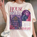 House of Wind Shirt, House of Wind Library, Book Club, Library Velaris Shirt, ACOTAR Shirt, Cotton Crewneck  Womenswear...