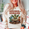 Houses And Humans Dungeons and Dragons T-Shirt Sweatshirt Hoodie, DND Houses And Humans Parody Funny Dungeons Roleplay...