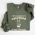 How Am I Supposed To Lollygag, Rabbit, Bunny, Meme, Aesthetic, Funny Sweatshirt, Women's Crew Neck, Crewneck T-Shirts, Hoodie