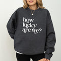 How Lucky Sweatshirt, Mental Health Crewneck, Country Music Lovers Long Sleeved Pullover, Country Western Sweater, Women...
