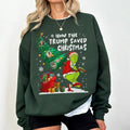 How The Trump Saved Christmas Sweatshirt, Funny Trump Christmas Tee Shirt,Unisex Cotton Tee, Perfect Holiday Gift Idea,...