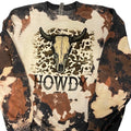 Howdy Bull Cowhide Crewneck sweatshirt T-Shirts, Hoodie | GrindPrints.com