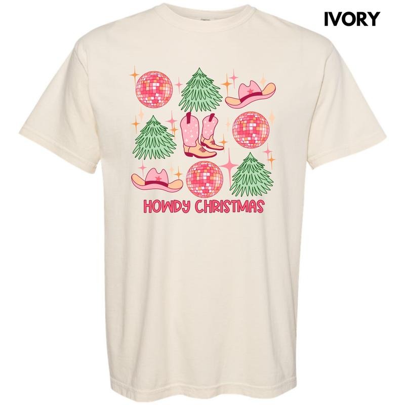 Howdy Christmas Collage Comfort Colors T-Shirt 'NLB' Hoodie, Sweatshirt | GrindPrints.com