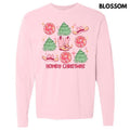 Howdy Christmas Collage Long Sleeve Comfort Colors T-Shirt 'NLB' Hoodie, Sweatshirt | GrindPrints.com
