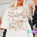 Howdy Cowgirl Shirt, Vintage Western Cowgirl Shirt, Cowgirl Boots Shirt, Country Music Shirt, Rodeo Horse Lover Cowgirl...