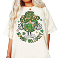 Howdy Go Lucky T-Shirt, St Patricks Day Glitter Faux Sequin Shirt, Western St Patricks Day Shirt, Howdy Shamrock Tee,...