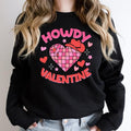 Howdy Valentine Sweatshirt, Western Valentines Day Hoodie, Cowgirl Gift Sweater For Valentine, Trendy Howdy Hoodie, Funny...