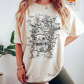 Howl's Moving Castle Shirt, Howl and Sophie Shirt, Anime shirt, Harajuku Clothing Womenswear Crewneck Polyester...