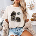 Howling at the Moon Shirt - Funny Golden Retriever T-Shirt , Unisex Cotton, Crewneck, Top Womenswear Hoodie, Sweatshirt