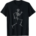 Human Skeleton Running Bone Names Anatomy Labels for Geeks T-Shirt made in usa Hoodie, Sweatshirt | GrindPrints.com