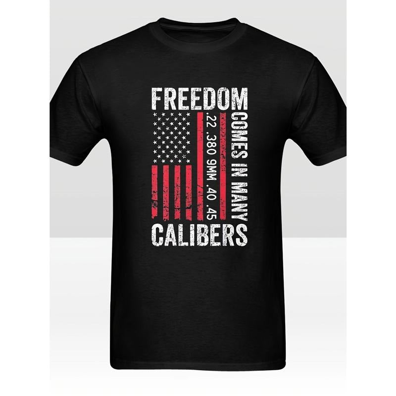 Humorous Pro Gun T-Shirt - Men's Breathable Short Sleeve Tee