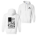 Hunt Fish Flag T-Shirt, Hoodie - Summer Outfits, Regular Fit Short Sleeve Crew Neck T-Shirt for Men, Casual Comfy...