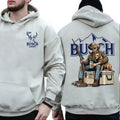 Hunter Trump With Busch Light Beers 2 Sides Hoodie, Trump Dog Hunting, Trump T-Shirt, Camo Shirt, Duck Hunting Shirt,...