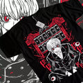 Hunter X Hunter Anime T-Shirt & Sweatshirt, Kurapika Red Eyes Graphic Tee, Anime Manga Lover Gifts Cotton Dragon Hoodie