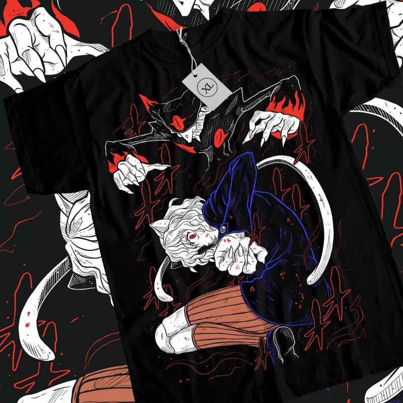Hunter X Hunter Anime T-Shirt & Sweatshirt, Neferpitou Graphic Tee, Anime Manga Lover Gifts Ball Cotton Hoodie