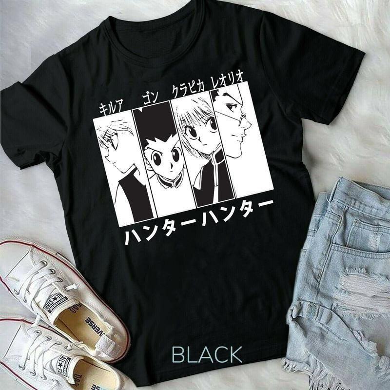 Hunter X Hunter, Gon Killua Leorio ,Kurapika HXH, Anime ,Manga ,Unisex T-Shirt S-4XL Hoodie, Sweatshirt | GrindPrints.com