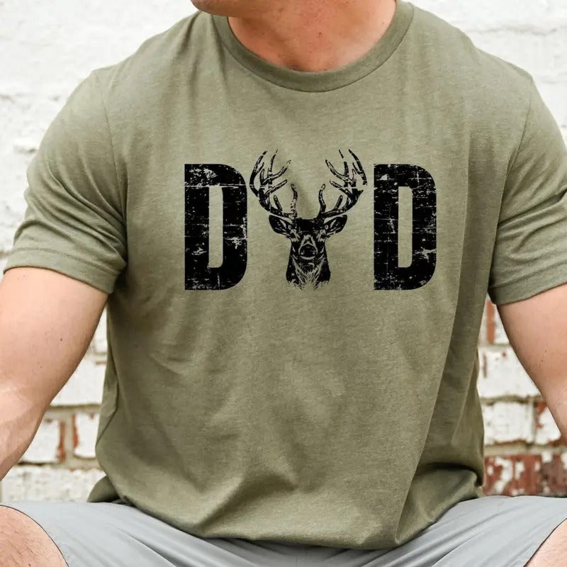 Hunting Dad Shirt, Fathers Day Unisex Shirt, Hunting T-Shirt, Deer Hunting Dad Tees, Fathers Day Gift, Funny Dad Shirt,...