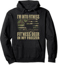 Hunting I'm Into Fitness Fit'ness Deer In My Freezer Hoodie | Unisex Hooded Sweatshirt | FAST SHIPPING T-Shirts