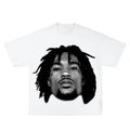 Hunxho Inspired Vintage Graphic T-shirt Heavy Cotton Tee Basketball 90 s Styled Shirt Hiphop Vibes Y2K Aesthetic...